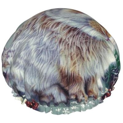 kkvhhyuo Large Waterproof Shower Cap with Adjustable Elastic Band Funny Bunny Rabbit Print Shower Cap Hair Cover For Women Spa Bathing Swimming Makeup Travel, One Size kkvhhyuo Large Waterproof Shower Cap with Adjustable Elastic Band Funny Bunny Rabbit Print Shower Cap Hair Cover For Women Spa Bathing Swimming Makeup Travel, One Size