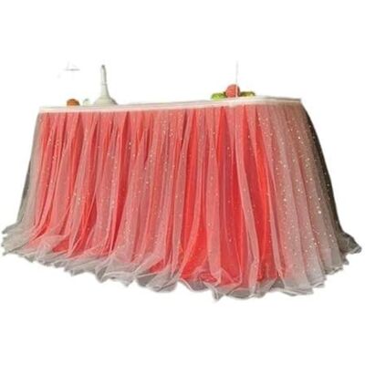 HUDFVIOI Tulle Table Skirts Tulle Starry Table Skirts Tutu Skirt For Wedding Birthday Party Decoration Tablecloth(Red,75x800CM) HUDFVIOI Tulle Table Skirts Tulle Starry Table Skirts Tutu Skirt For Wedding Birthday Party Decoration Tablecloth(Red,75x800CM)