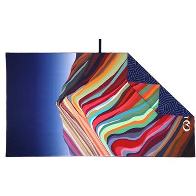 Lifeventure Recycled SoftFibre Travel Towel — Compact, Lightweight Quick-Dry Sports & Beach Towel, Sand-Free Design Lifeventure Recycled SoftFibre Travel Towel — Compact, Lightweight Quick-Dry Sports & Beach Towel, Sand-Free Design