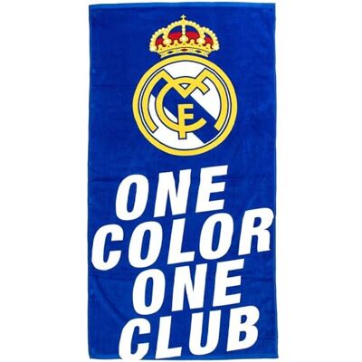 CERDÁ LIFE'S LITTLE MOMENTS Real Madrid Towel – Official Towel, Crest and Club Colours, Ideal for Beach, Pool, Bath or Sport, Practical Accessory for Football Fans CERDÁ LIFE'S LITTLE MOMENTS Real Madrid Towel – Official Towel, Crest and Club Colours, Ideal for Beach, Pool, Bath or Sport, Practical Accessory for Football Fans