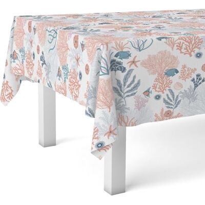 ECOMMERC3 Oilcloth Tablecloth Rectangular Table Size 180 x 140 cm Style, Durability and Easy Cleaning for Your Table Stain Resistant and Waterproof Oilcloth Tablecloth Reef Red ECOMMERC3 Oilcloth Tablecloth Rectangular Table Size 180 x 140 cm Style, Durability and Easy Cleaning for Your Table Stain Resistant and Waterproof Oilcloth Tablecloth Reef Red
