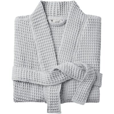 Allure Bath Fashions - Waffle Kimono - Grey - Bathrobe Allure Bath Fashions - Waffle Kimono - Grey - Bathrobe