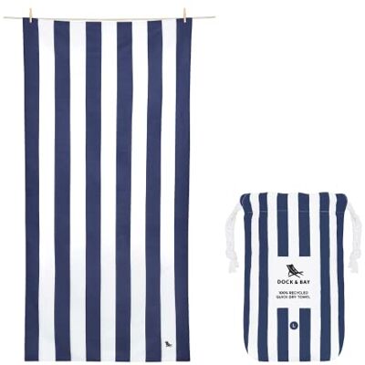 Dock & Bay Kid's Towel For Beach Use Quick Dry, Sand Free Compact, Lightweight 100% Recycled Includes Bag Cabana Whitsunday Blue, Medium (130x70cm, 51x28) Sand-Resistant, Includes Travel Bag, Lightweight & Compact, 100% Recycled DryQ Fabric, Medium (130 Dock & Bay Kid's Towel For Beach Use Quick Dry, Sand Free Compact, Lightweight 100% Recycled Includes Bag Cabana Whitsunday Blue, Medium (130x70cm, 51x28) Sand-Resistant, Includes Travel Bag, Lightweight & Compact, 100% Recycled DryQ Fabric, Medium (130