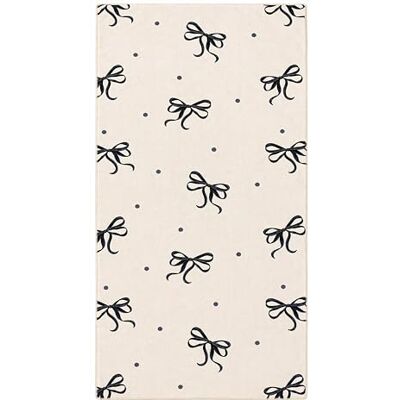 Olivia Rocco Beach Towels Extra Large Super Soft Quick Dry Sand Resistant Travel Pool Towel Lightweight Summer Holiday, Bows Olivia Rocco Beach Towels Extra Large Super Soft Quick Dry Sand Resistant Travel Pool Towel Lightweight Summer Holiday, Bows