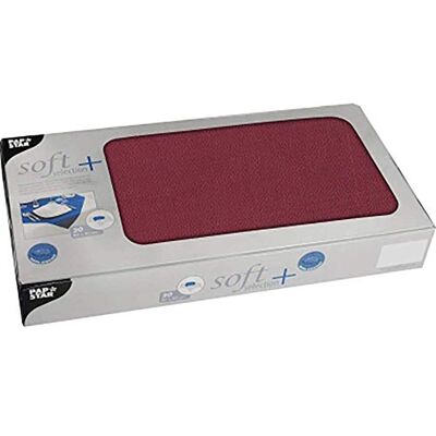 Papstar Soft Selection Tablecloths, Fabric-Like Fleece 20 Plus 80 x 80 cm Bordeaux/# 84921 Papstar Soft Selection Tablecloths, Fabric-Like Fleece 20 Plus 80 x 80 cm Bordeaux/# 84921