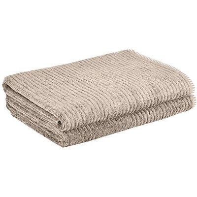 Heckett Lane Beach Towel, Taupe, 90 x 180 cm Heckett Lane Beach Towel, Taupe, 90 x 180 cm