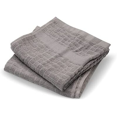 Cuisinart Light Grey Bamboo Tea Towel - 40x70 cm - Pack of 2 Cuisinart Light Grey Bamboo Tea Towel - 40x70 cm - Pack of 2