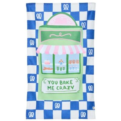 Dock & Bay Tea Towels Quick-Drying Dish Towels in Thick Waffle Fabric Medium Size 75x45cm, 29x17 You Bake Me Crazy Dock & Bay Tea Towels Quick-Drying Dish Towels in Thick Waffle Fabric Medium Size 75x45cm, 29x17 You Bake Me Crazy