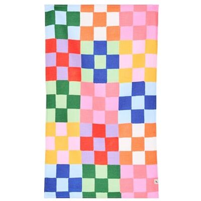 Dock & Bay Tea Towels Quick-Drying Dish Towels in Thick Waffle Fabric Medium Size 75x45cm, 29x17 Check Please Dock & Bay Tea Towels Quick-Drying Dish Towels in Thick Waffle Fabric Medium Size 75x45cm, 29x17 Check Please