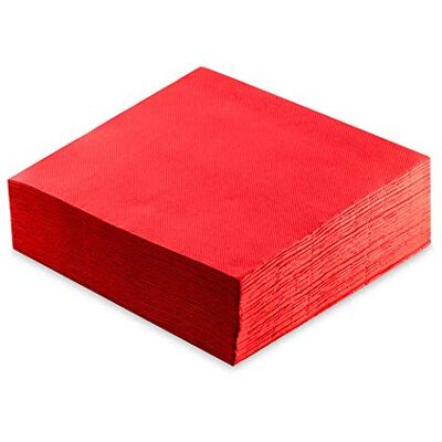 MORIGAMI , Standard Size Napkin, Pleat 1/4, Tip Point, 200 Napkins, Red MORIGAMI , Standard Size Napkin, Pleat 1/4, Tip Point, 200 Napkins, Red