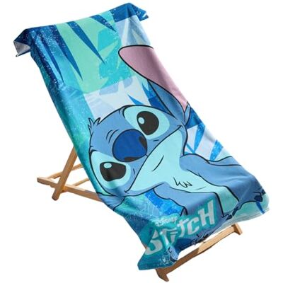 OHS Stitch Beach Towel, Officially Licensed Stitch Gifts for Girls Boys Super Soft Quick Dry Microfibre Beach Towel Holiday Essentials Summer Travel Swimming Towels for Kids, Blue 71 x 152cm OHS Stitch Beach Towel, Officially Licensed Stitch Gifts for Girls Boys Super Soft Quick Dry Microfibre Beach Towel Holiday Essentials Summer Travel Swimming Towels for Kids, Blue 71 x 152cm
