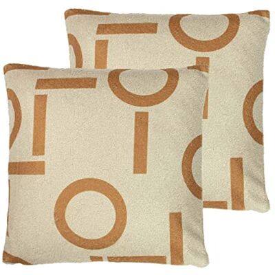 furn. Shearling Circa Feather Filled Cushions Twin Pack,43 x 43cm furn. Shearling Circa Feather Filled Cushions Twin Pack,43 x 43cm