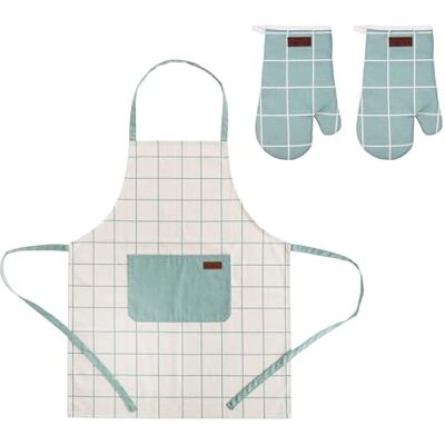 Vinthera Okapi Set Apron and 2 Recycled Kitchen Cloths, 60 x 75 cm/18 x 28 cm Vinthera Okapi Set Apron and 2 Recycled Kitchen Cloths, 60 x 75 cm/18 x 28 cm