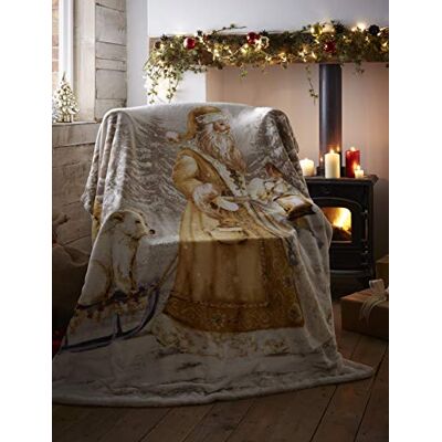 Portfolio Home Portfolio Twilight Santa Christmas Supersoft Blanket Fleece Throw, Multicolour, 130 x 170cm Portfolio Home Portfolio Twilight Santa Christmas Supersoft Blanket Fleece Throw, Multicolour, 130 x 170cm