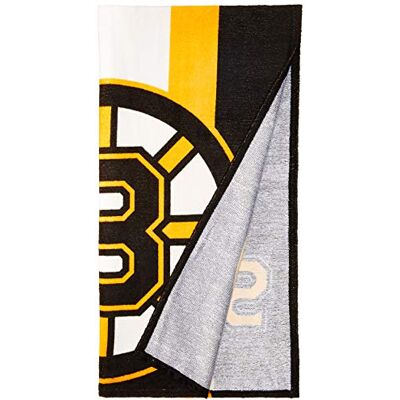 Northwest NHL Boston Bruins Beach Towel, 30" x 60", Zone Read Northwest NHL Boston Bruins Beach Towel, 30" x 60", Zone Read