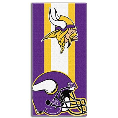 Northwest NFL Minnesota Vikings Unisex-Adult Beach Towel, 30" x 60", Zone Read Northwest NFL Minnesota Vikings Unisex-Adult Beach Towel, 30" x 60", Zone Read