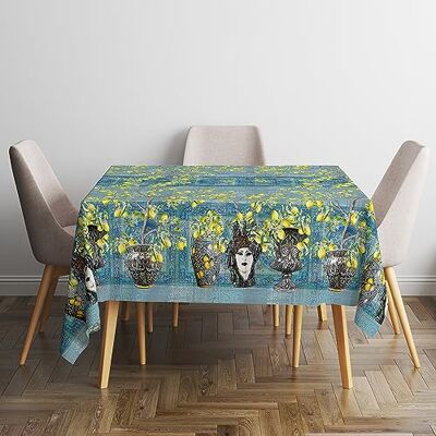 Datex Trade Digital Print Cotton Tablecloth - Tablecloth Datex Trade Digital Print Cotton Tablecloth - Tablecloth