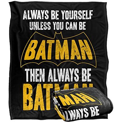 LOGOVISION BATMAN Be Officially Licensed Silky Touch Super Soft Throw Blanket 152 x 127 cm LOGOVISION BATMAN Be Officially Licensed Silky Touch Super Soft Throw Blanket 152 x 127 cm