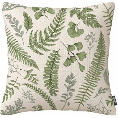 GSRONY Throw Pillow Covers Green Leaf Floral Vintage Style Leaves Boxwood Seeded Eucalyptus Fern Pillow Case 18x18 Inches GSRONY Throw Pillow Covers Green Leaf Floral Vintage Style Leaves Boxwood Seeded Eucalyptus Fern Pillow Case 18x18 Inches