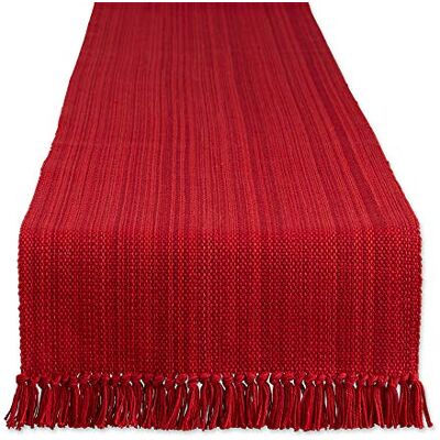 DII Variegated Tabletop Collection, Table Runner3x108, Tango Red DII Variegated Tabletop Collection, Table Runner3x108, Tango Red