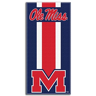 Northwest NCAA Mississippi Old Miss Rebels Unisex-Adult Beach Towel, 30" x 60", Zone Read Northwest NCAA Mississippi Old Miss Rebels Unisex-Adult Beach Towel, 30" x 60", Zone Read