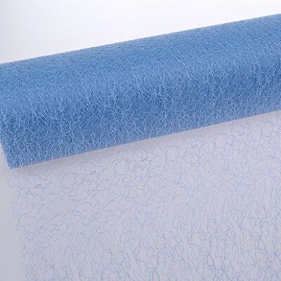 Deko AS GmbH Deko und Band Spiderweb – MESCH – Table Runner – Table Runner – 30 cm Blue, Roll 25 m 67 015 R 300 Deko AS GmbH Deko und Band Spiderweb – MESCH – Table Runner – Table Runner – 30 cm Blue, Roll 25 m 67 015 R 300