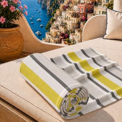 PETTI Artigiani Italiani Microfibre Beach Towel, Beach or Pool Towel, Beach Towel, Large 90 x 180 cm, Millerighe 33 PETTI Artigiani Italiani Microfibre Beach Towel, Beach or Pool Towel, Beach Towel, Large 90 x 180 cm, Millerighe 33