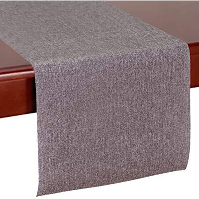 Silver Spoons WEAVED TABLE RUNNERS for Upscale Wedding and Dining 14” X 108” 3 pc (Grey) Silver Spoons WEAVED TABLE RUNNERS for Upscale Wedding and Dining 14” X 108” 3 pc (Grey)