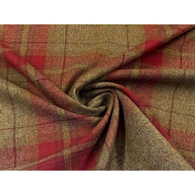 CRS Fur Fabrics Grampian Check Faux Wool Fabric Material Pembroke 1MTR CRS Fur Fabrics Grampian Check Faux Wool Fabric Material Pembroke 1MTR