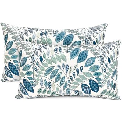 RYSMIYOU Decorative Throw Pillow Covers Set of 2 Blue Green Small Leaves Pillow Covers 12x20 inch Soft Short Plush Square Floral Throw Pillows,Farmhouse Outdoor Pillow Covers for Couch Living Room RYSMIYOU Decorative Throw Pillow Covers Set of 2 Blue Green Small Leaves Pillow Covers 12x20 inch Soft Short Plush Square Floral Throw Pillows,Farmhouse Outdoor Pillow Covers for Couch Living Room