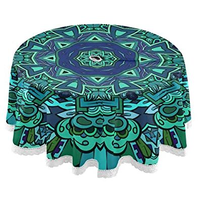 xigua Tribal Ethnic Pattern Tablecloth Durable 60 Inch Round Outdoor Table Cloth Cover with Zipper Umbrella Hole Camping Tablecloths for Outdoor Party Picnic xigua Tribal Ethnic Pattern Tablecloth Durable 60 Inch Round Outdoor Table Cloth Cover with Zipper Umbrella Hole Camping Tablecloths for Outdoor Party Picnic