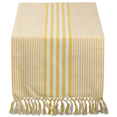 DII Tabletop, Cotton, Deep Yellow, Table Runner, 14x72 DII Tabletop, Cotton, Deep Yellow, Table Runner, 14x72