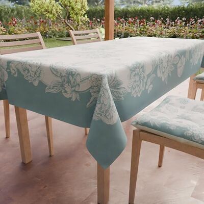 PETTI Artigiani Italiani Stain Resistant Square Tablecloth, Kitchen Table Cover Tiffany Peonies Design X4 Places (140 x 140 cm) PETTI Artigiani Italiani Stain Resistant Square Tablecloth, Kitchen Table Cover Tiffany Peonies Design X4 Places (140 x 140 cm)