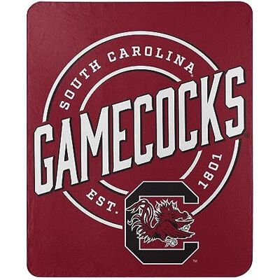 Northwest NCAA South Carolina Fighting Gamecocks Fleece Throw Blanket, 50" x 60", Campaign Northwest NCAA South Carolina Fighting Gamecocks Fleece Throw Blanket, 50" x 60", Campaign