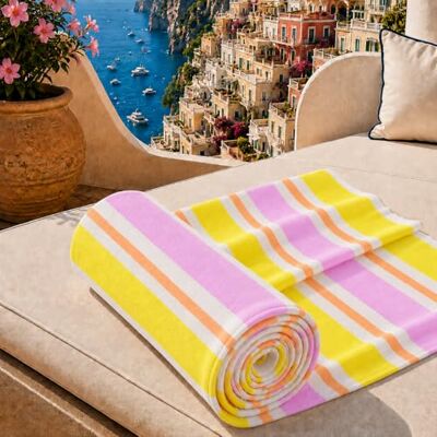 PETTI Artigiani Italiani Microfibre Beach Towel, Beach or Pool Towel, Beach Towel, Large 90 x 180 cm, Millerighe 22 PETTI Artigiani Italiani Microfibre Beach Towel, Beach or Pool Towel, Beach Towel, Large 90 x 180 cm, Millerighe 22