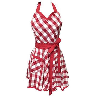 Wrapables Apron, Red Gingham, One Size Wrapables Apron, Red Gingham, One Size