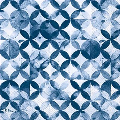 Boston International IHR 3-Ply Paper Napkins, 20-Count Cocktail Size, Moroccan Indigo Boston International IHR 3-Ply Paper Napkins, 20-Count Cocktail Size, Moroccan Indigo