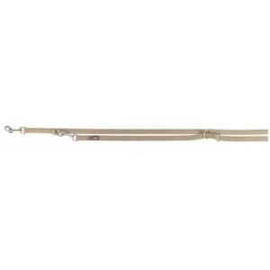 Trixie Premium Extension Lead, L–XL, 78.7 in/1.0 in in sand double-layer dog lead, triple adjustable – non-slip, water-repellent & easy to clean – 200936 Trixie Premium Extension Lead, L–XL, 78.7 in/1.0 in in sand double-layer dog lead, triple adjustable – non-slip, water-repellent & easy to clean – 200936