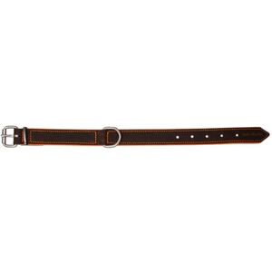 JACK AND VANILLA , Modena Leather Collar for Small Dogs, Stylish Modern Design, Adjustable for Optimal Comfort, 25 mm Wide, 40 cm Long, Brown XS JACK AND VANILLA , Modena Leather Collar for Small Dogs, Stylish Modern Design, Adjustable for Optimal Comfort, 25 mm Wide, 40 cm Long, Brown XS