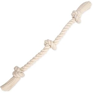 Mammoth Pet Products Mammoth Flossy Chews 100 Percent Natural Cotton Rope Dog Toys Premium White Knot Dog Rope Toy Interactive Dog Tug Toy Tug Dog Chew Toy for Medium to Large Dogs Large 25 Mammoth Pet Products Mammoth Flossy Chews 100 Percent Natural Cotton Rope Dog Toys Premium White Knot Dog Rope Toy Interactive Dog Tug Toy Tug Dog Chew Toy for Medium to Large Dogs Large 25