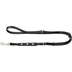HUNTER Swiss Organic Leather Training Lead, Medium, Black HUNTER Swiss Organic Leather Training Lead, Medium, Black