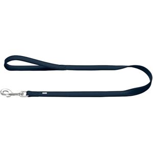 HUNTER Amalfi Dog Lead Navy Blue Vegan Faux Leather Nappa Look with Hand Strap Soft Easy Care Brilliant Colour Made in Germany Size: 15/110 HUNTER Amalfi Dog Lead Navy Blue Vegan Faux Leather Nappa Look with Hand Strap Soft Easy Care Brilliant Colour Made in Germany Size: 15/110