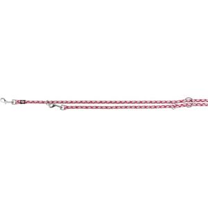 Trixie dog lead Cavo V-leash L–XL, 78.74 inches, ø 0.71 inches in fuchsia adjustable leash with reflective elements for large to very large dogs 135911 Trixie dog lead Cavo V-leash L–XL, 78.74 inches, ø 0.71 inches in fuchsia adjustable leash with reflective elements for large to very large dogs 135911