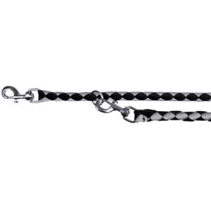Trixie 14361 Cavo V-Leads, L-XL: 2 m/ 18 mm, Black/Silver Trixie 14361 Cavo V-Leads, L-XL: 2 m/ 18 mm, Black/Silver