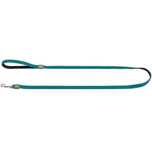 HUNTER Hilo Dog Lead Turquoise with Hand Strap Lightweight 3D Mesh Material Quick-Drying Weather-Resistant Easy Care Ideal for City and Training Size: 15/140 cm HUNTER Hilo Dog Lead Turquoise with Hand Strap Lightweight 3D Mesh Material Quick-Drying Weather-Resistant Easy Care Ideal for City and Training Size: 15/140 cm