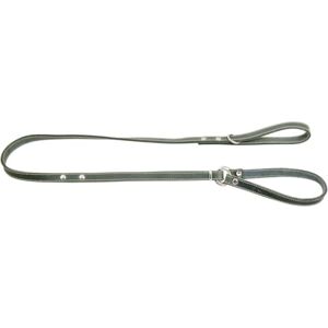 JACK AND VANILLA , Martingale Dog Lead, Greasy Leather Model, Grey, Size 16 mm x 148 cm JACK AND VANILLA , Martingale Dog Lead, Greasy Leather Model, Grey, Size 16 mm x 148 cm
