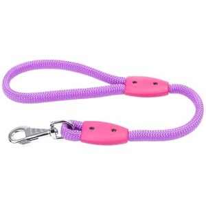 Ferplast SPORT Dog Lead, in Nylon Cord with Metal Snap Hook, Handle for Safe Control, Length 60 cm, Thickness 13 mm, Purple Ferplast SPORT Dog Lead, in Nylon Cord with Metal Snap Hook, Handle for Safe Control, Length 60 cm, Thickness 13 mm, Purple