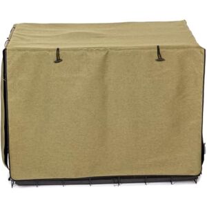 Danish Design Dog Crate Cover Blackout Lined, Roll-Down Doors Olive Small Danish Design Dog Crate Cover Blackout Lined, Roll-Down Doors Olive Small