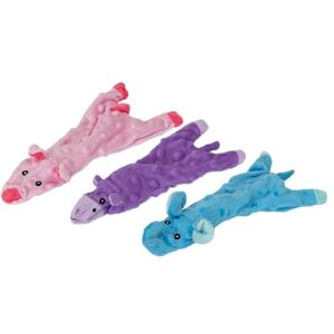 JACK AND VANILLA , 50cm Plush Toy Pig Elephant Hippo Dog Toy Realistic Design Sound Washable Great for Interactive Play Bright Colour Flatties Model JACK AND VANILLA , 50cm Plush Toy Pig Elephant Hippo Dog Toy Realistic Design Sound Washable Great for Interactive Play Bright Colour Flatties Model