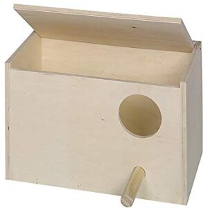 Nobby Parakeet Nesting Box Horizontal, Large, 36 x 25 x 25 cm Nobby Parakeet Nesting Box Horizontal, Large, 36 x 25 x 25 cm